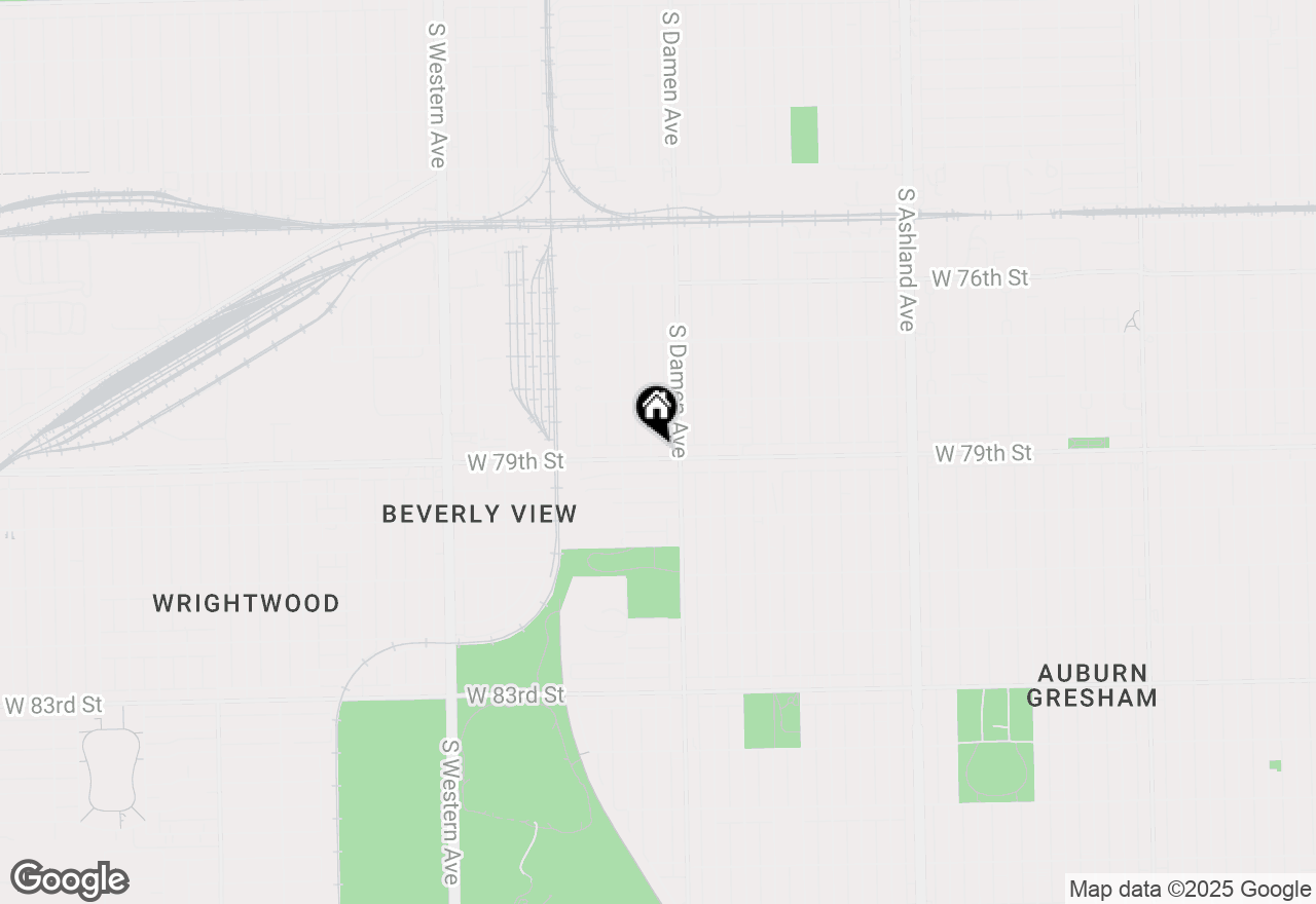 Map of (Address confidential), Chicago, Illinois 60620