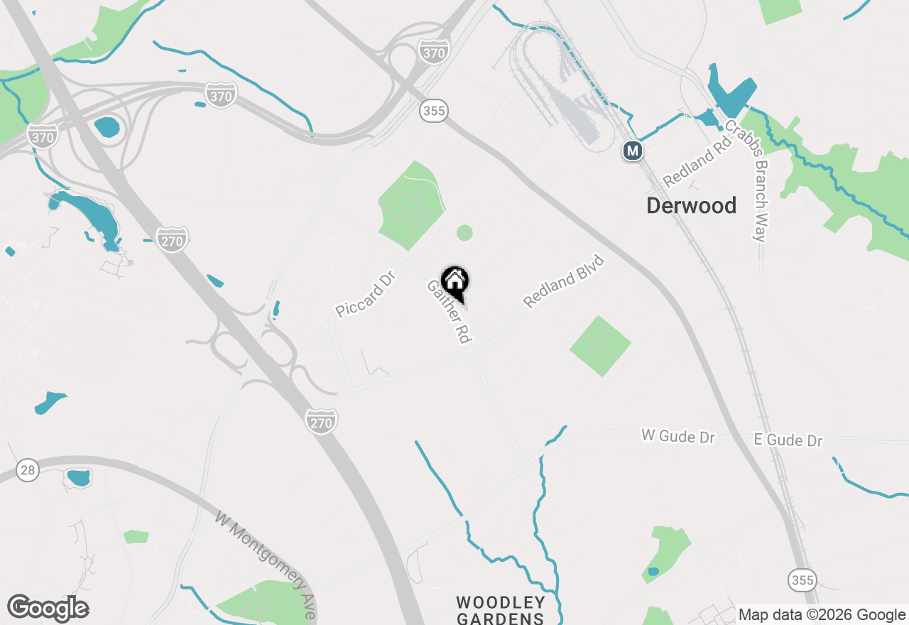Map of 501 King Farm Boulevard #207, Rockville, MD 20850