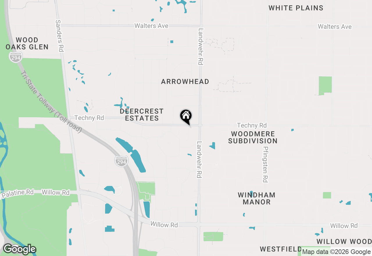 Map of 2010 Lavigne Lane, Northbrook, IL 60062