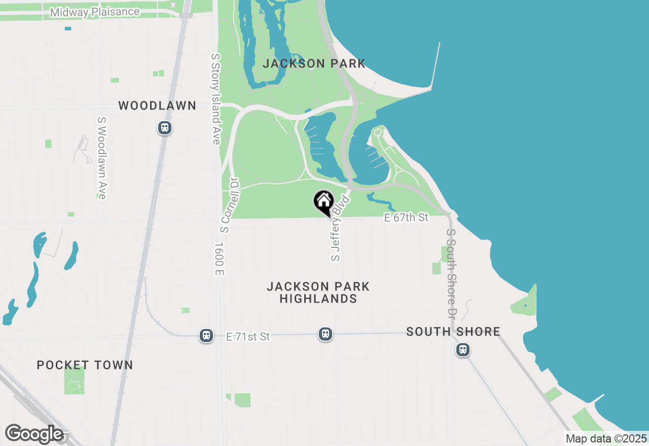 Map of 6707 S Euclid Avenue, Chicago, IL 60649