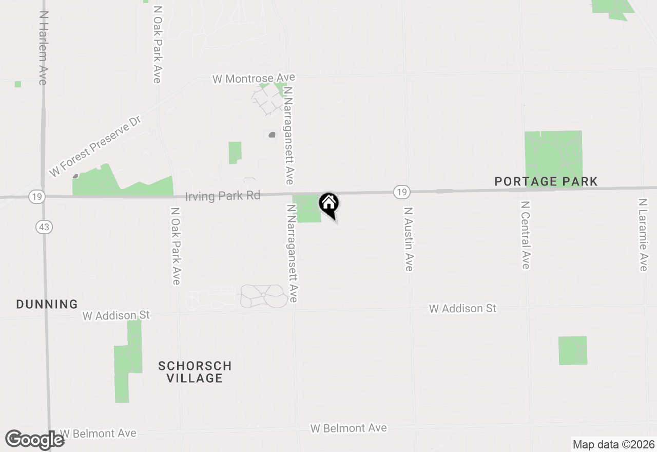 Map of 6245 W Byron Street, Chicago, IL 60634