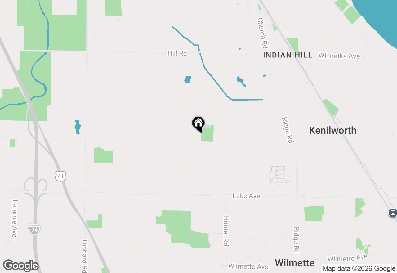 Map of 1213 Dartmouth Street, Wilmette, IL 60091