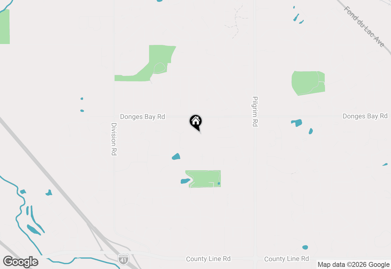 Map of N104W16269 Donges Bay Rd, Germantown, WI 53022