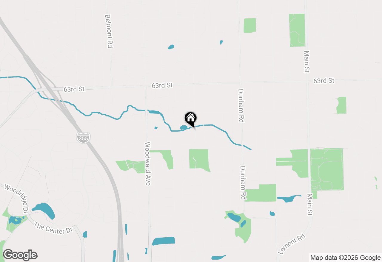 Map of 1720 Bolson Drive, Downers Grove, IL 60516