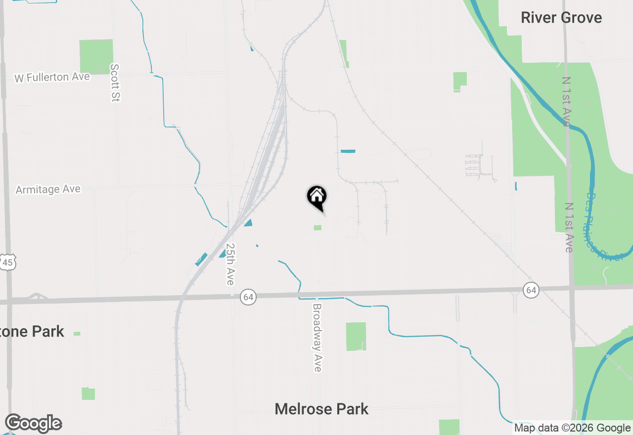 Map of 2029 19th Avenue, Melrose Park, IL 60160