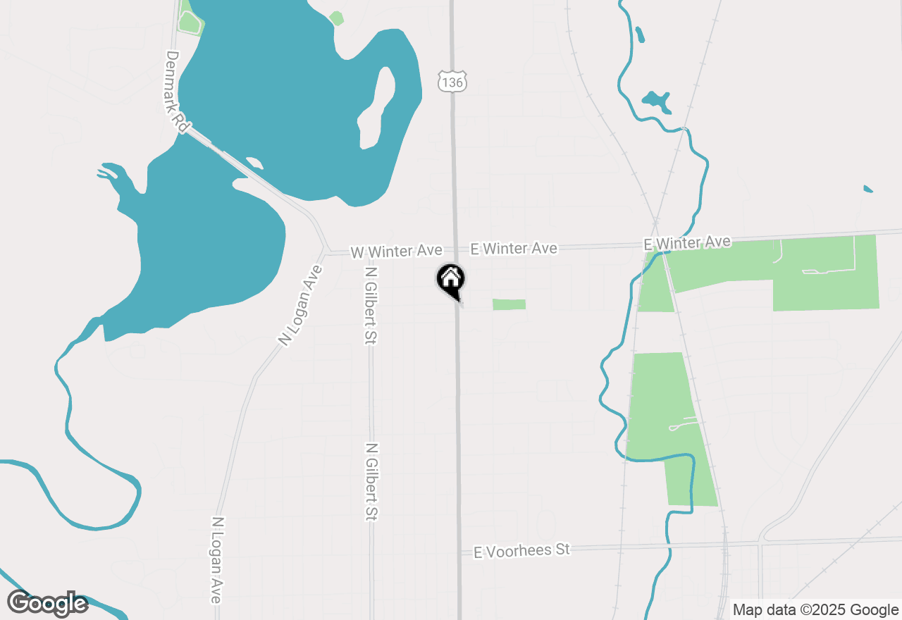 Map of 1704 N Vermilion Street, Danville, IL 61832