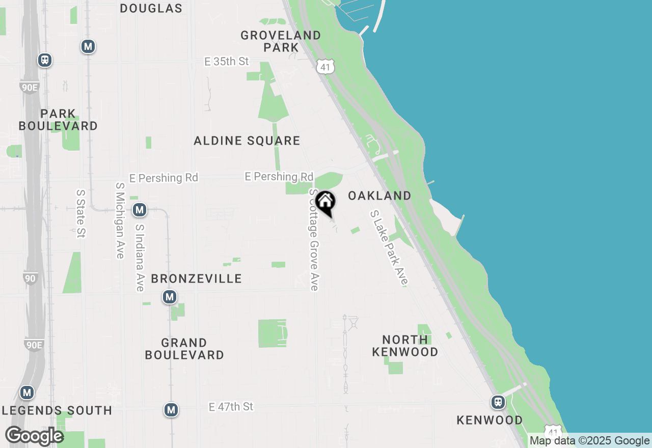 Map of 4014 S Drexel Boulevard #4R, Chicago, IL 60653