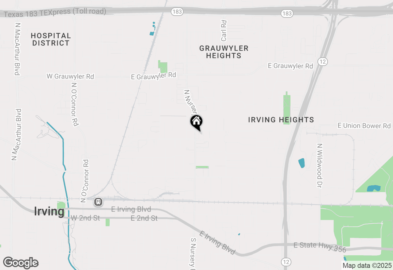 Map of 912 N Nursery Road, Irving, TX 75061