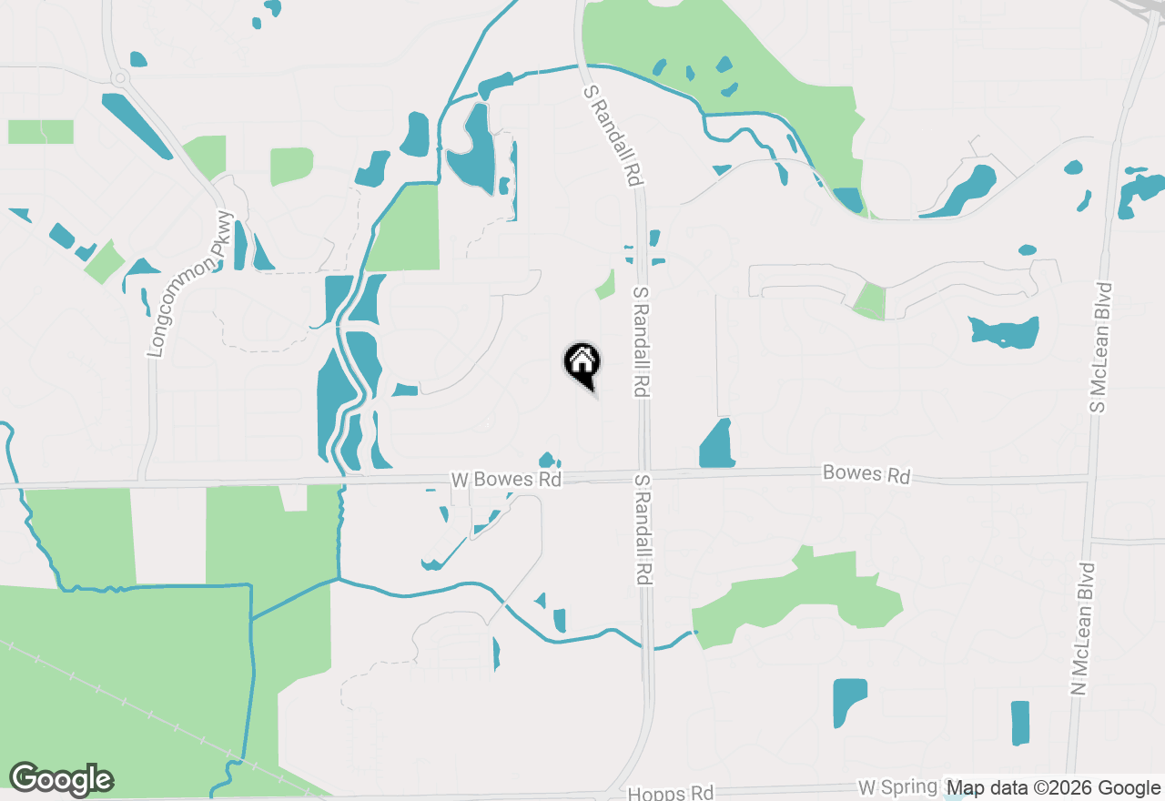 Map of 821 Red Barn Lane, Elgin, IL 60124