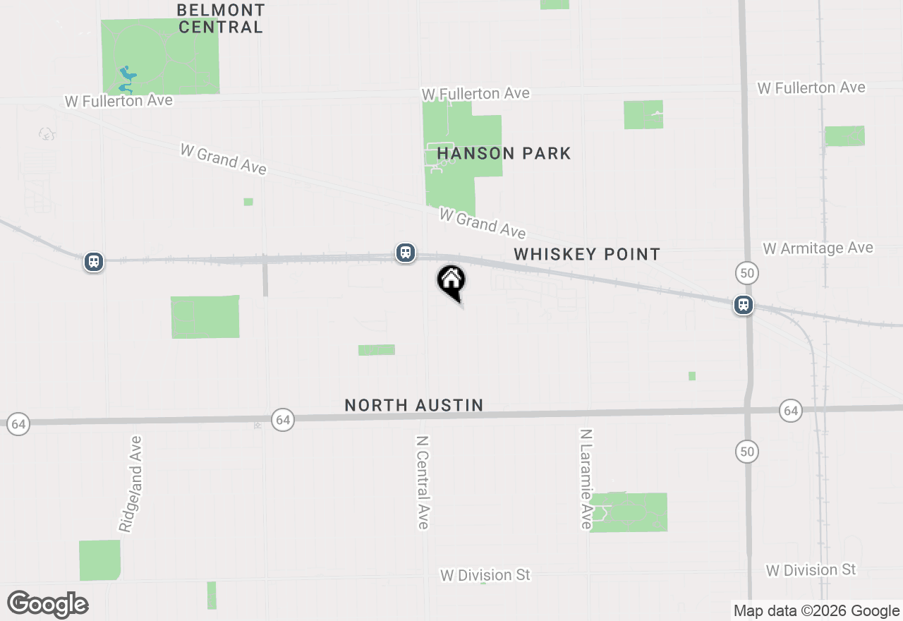 Map of (Address confidential), Chicago, Illinois 60639