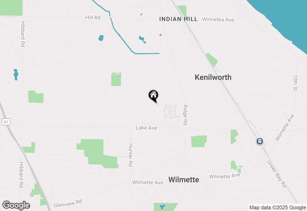 Map of 1030 Timber Lane, Wilmette, IL 60091