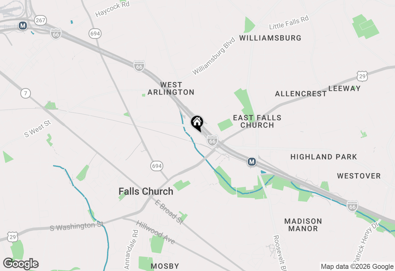 Map of 6940 Fairfax Drive #406, Arlington, VA 22213