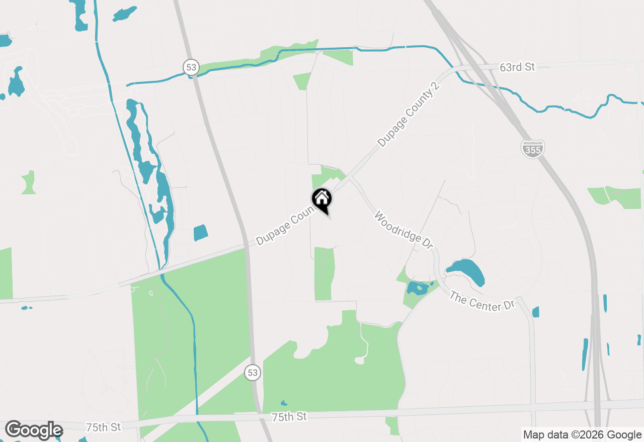 Map of 6818 Roberts Drive #3, Woodridge, IL 60517