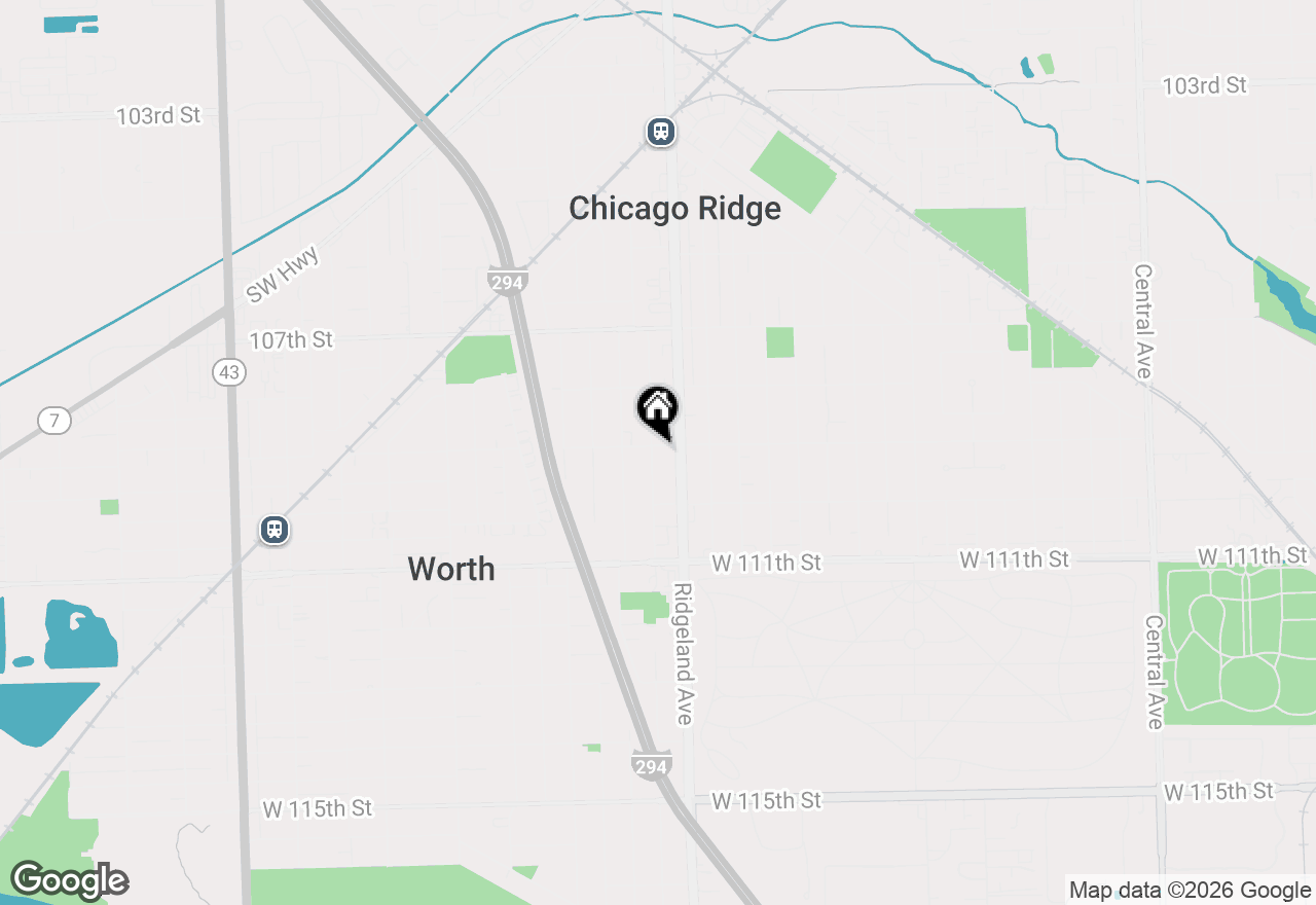 Map of 10901 S Nagle Avenue, Worth, IL 60482