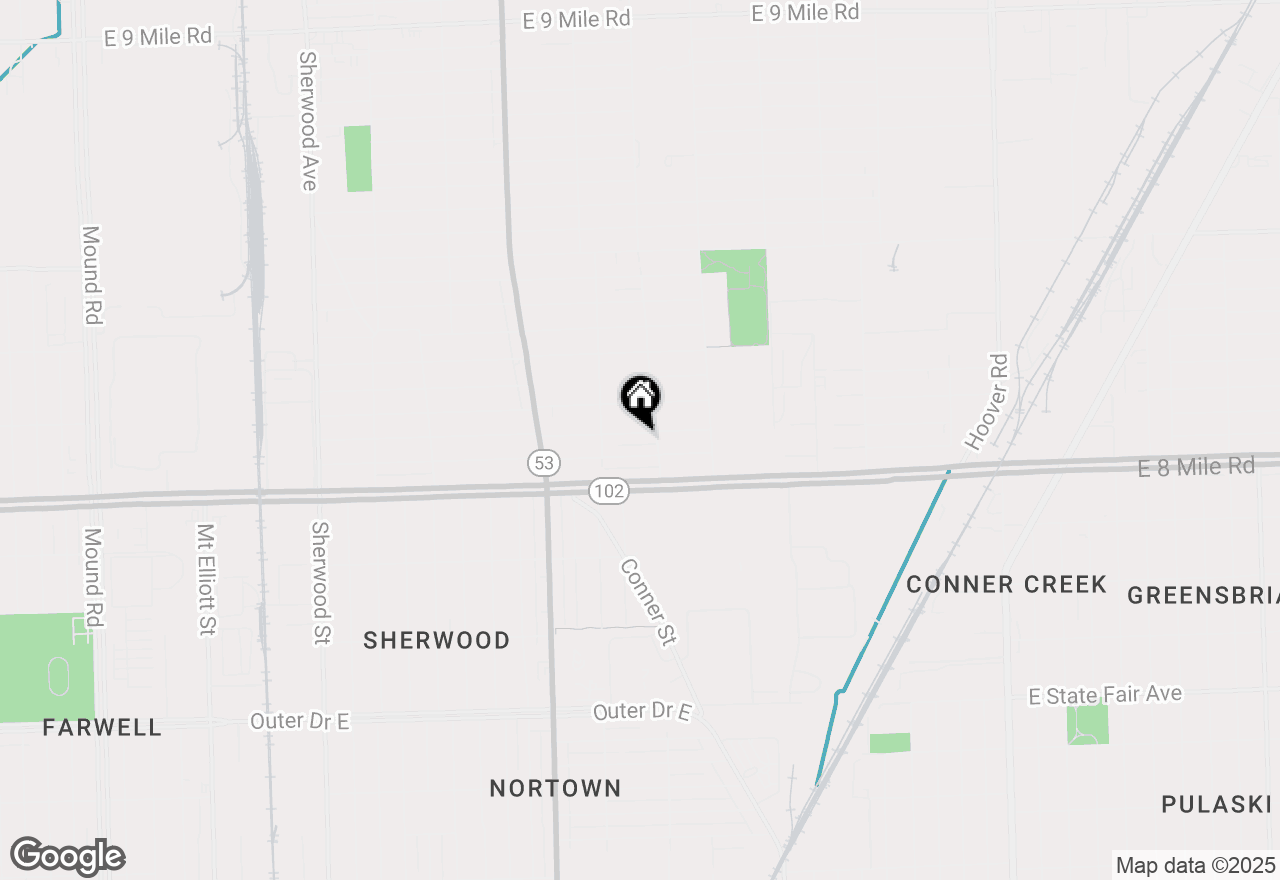 Map of 8280 Jackson Avenue, Warren, MI 48089