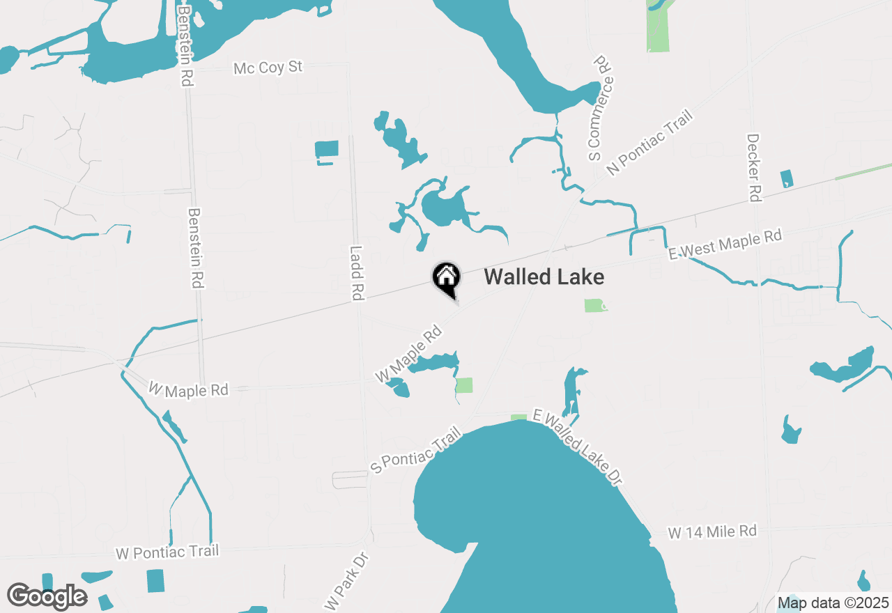 Map of 410 Legato Drive, Walled Lake, MI 48390
