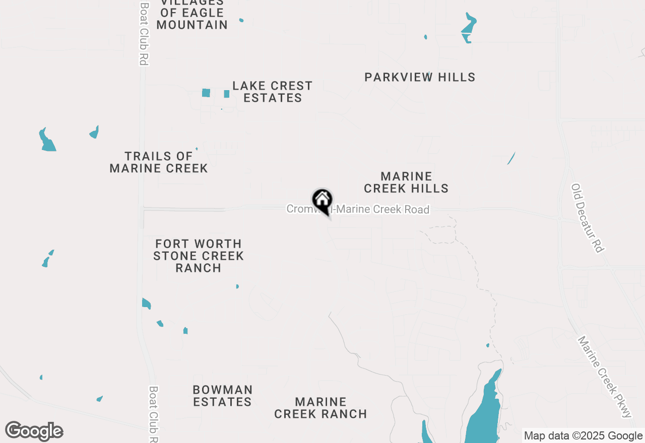 Map of 5757 Broad Bay Lane, Fort Worth, TX 76179