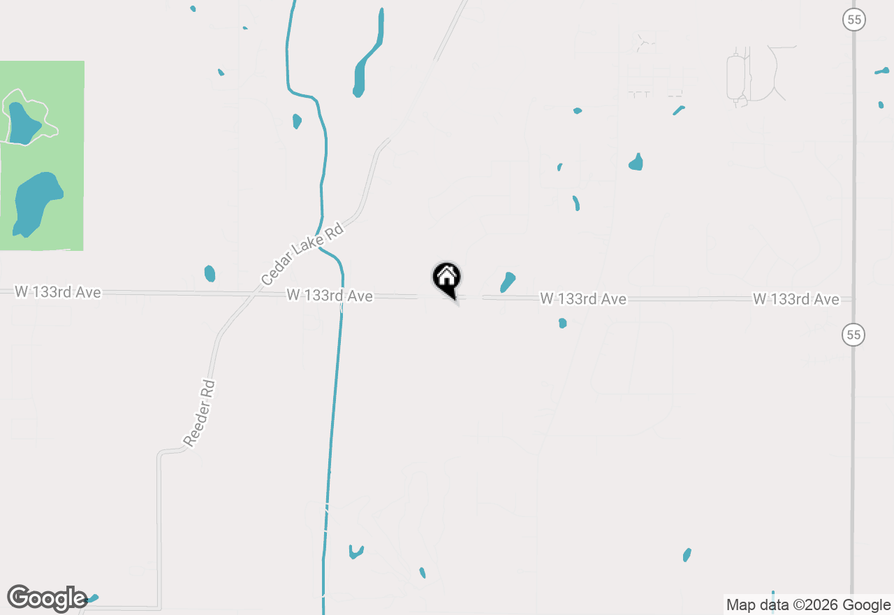 Map of 3721 W 133rd Avenue, Crown Point, IN 46307
