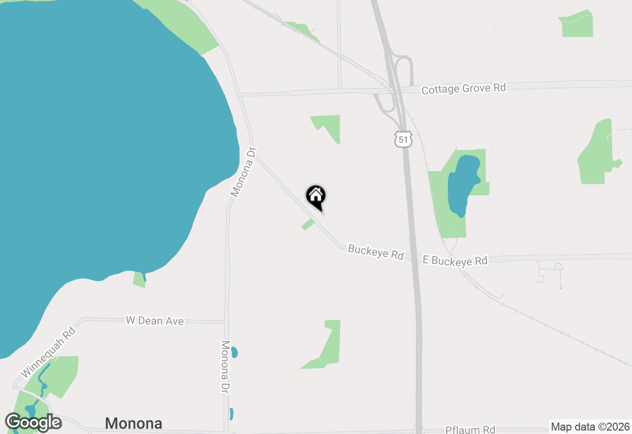 Map of 4320 Buckeye Road, Madison, WI 53716