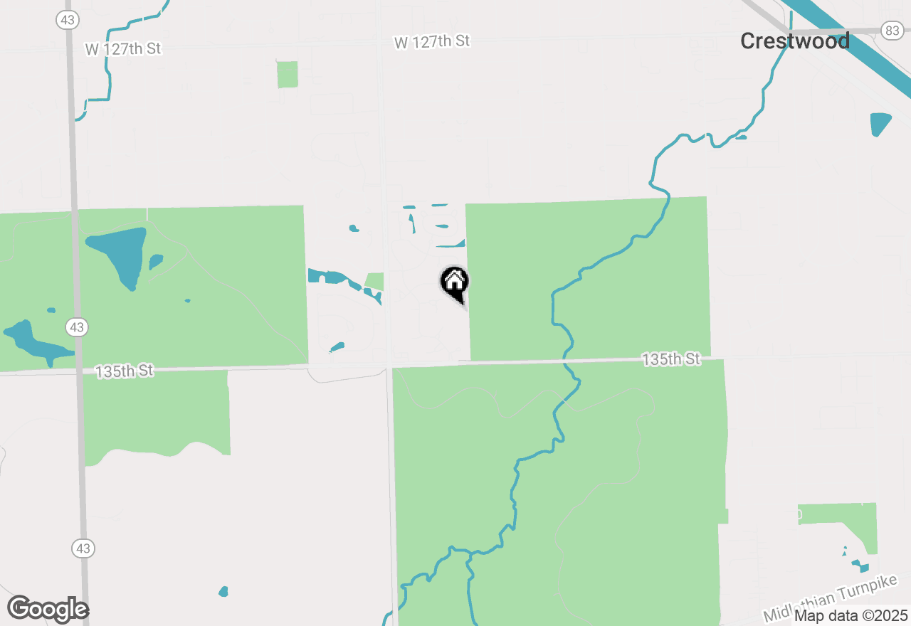 Map of 13093 Timber Court #61, Palos Heights, IL 60463