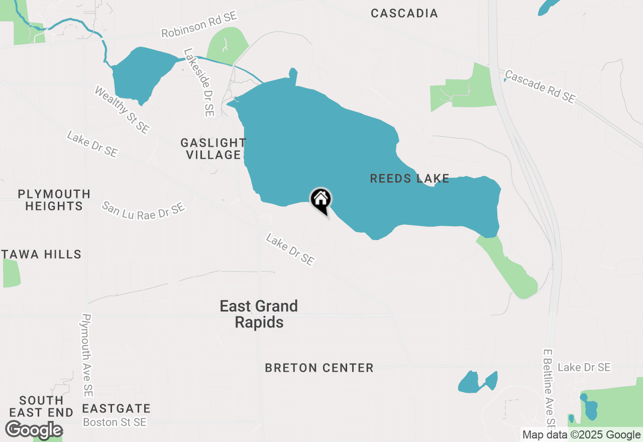 Map of 855 Bellclaire Avenue Se, East Grand Rapids, MI 49506