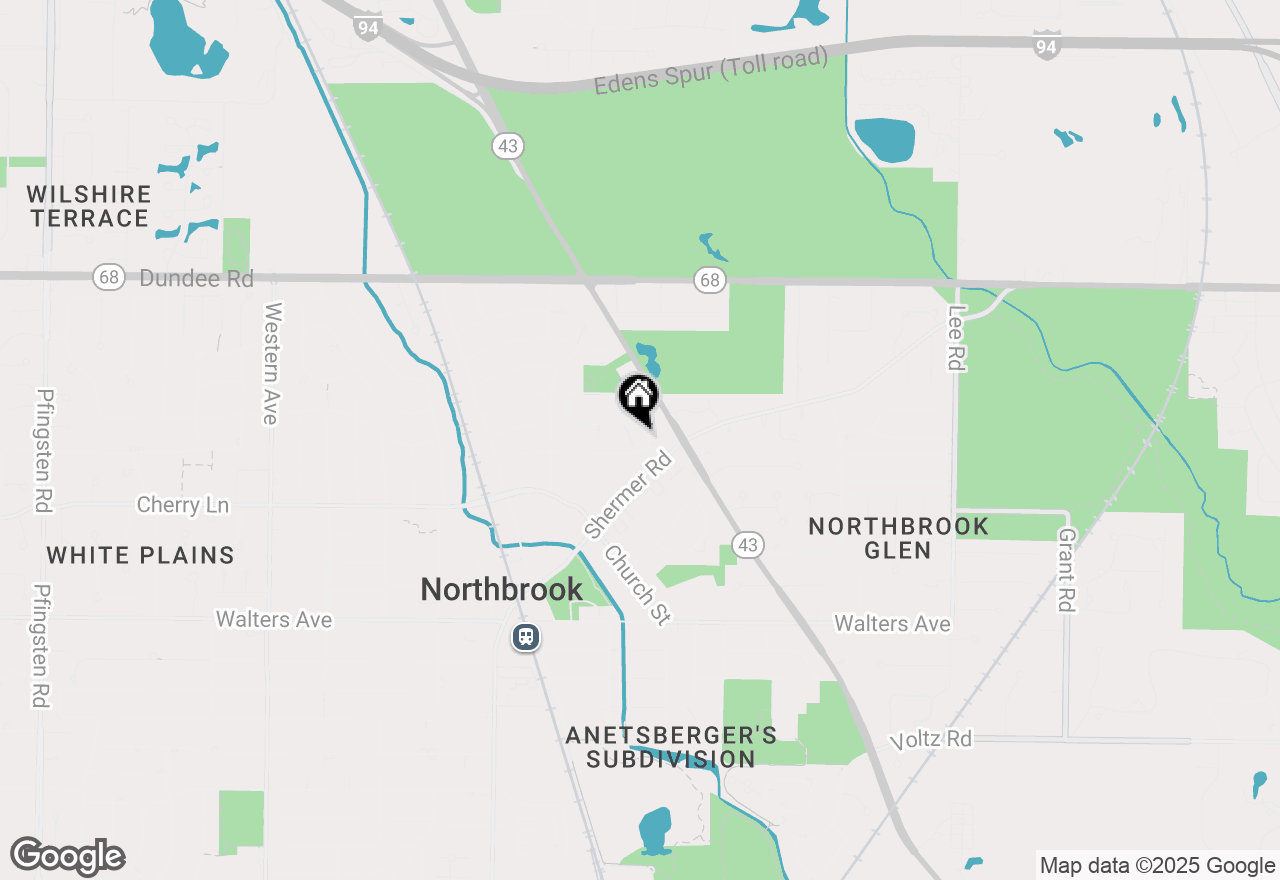 Map of 1040 Angle Avenue, Northbrook, IL 60062