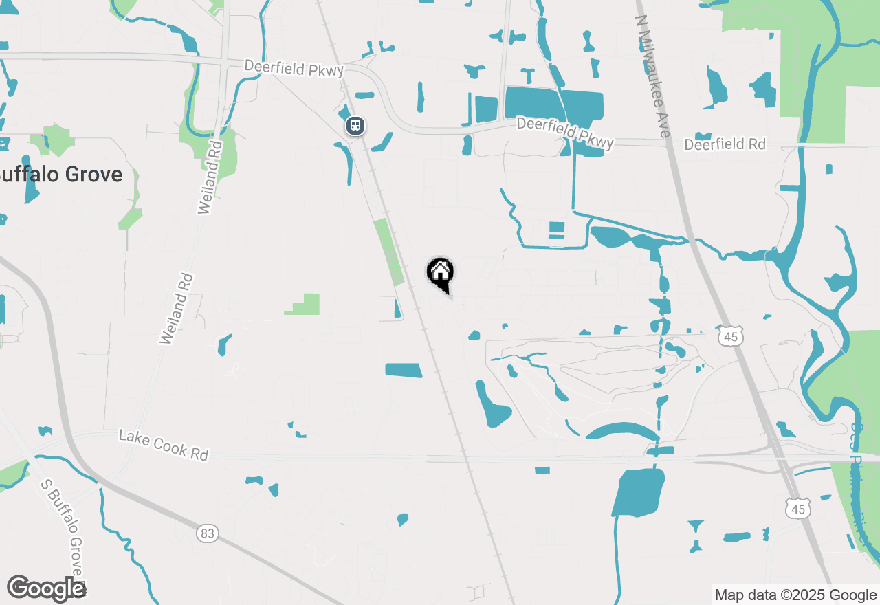 Map of 676 Mallard Lane, Deerfield, IL 60015