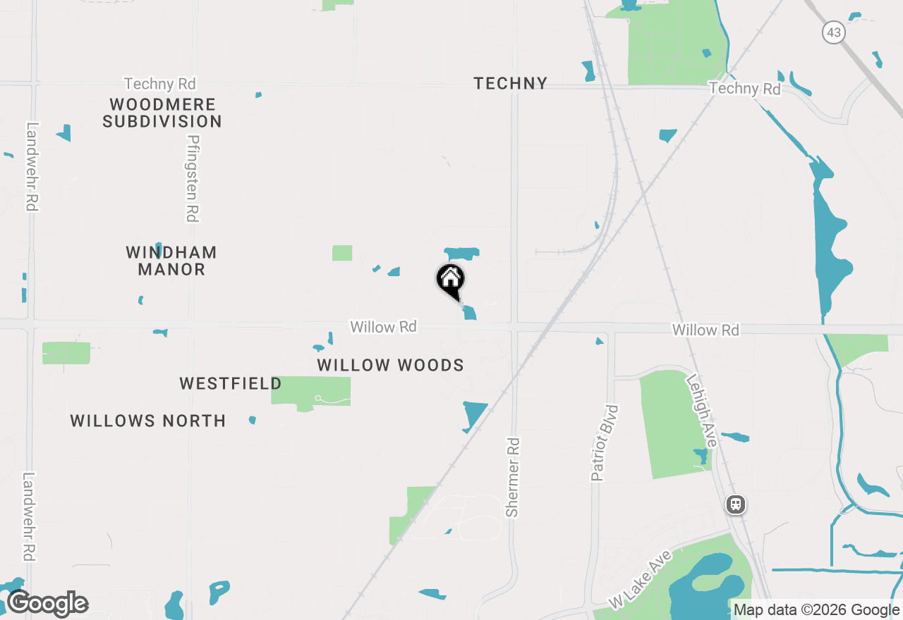 Map of 3100 Lexington Lane #201, Glenview, IL 60026