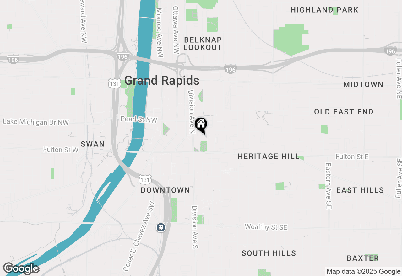Map of 27 Library Street Ne #401, Grand Rapids, MI 49503