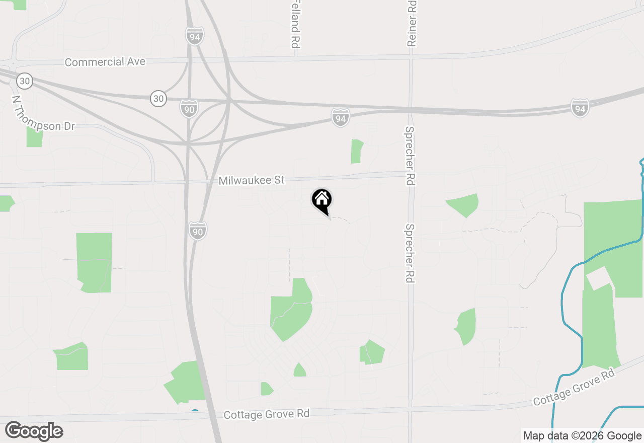 Map of 6144 Stoney Oak Lane, Madison, WI 53718