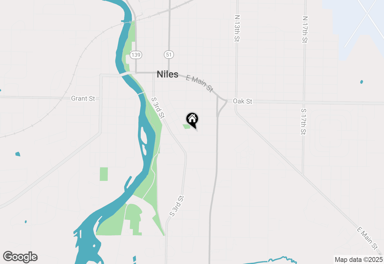 Map of 511 Michigan Street, Niles, MI 49120