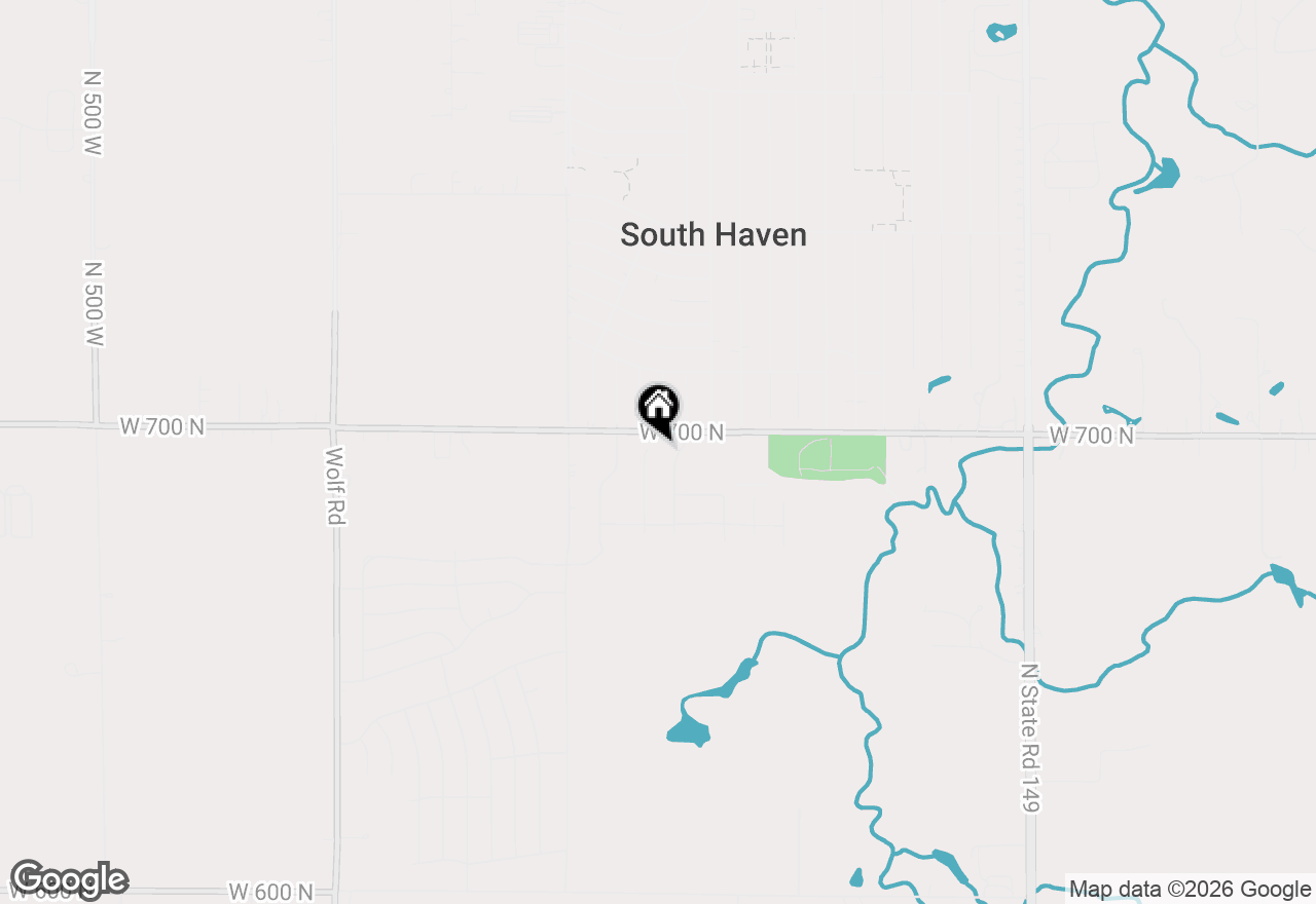 Map of 695 Cross Meadows Drive, Valparaiso, IN 46385