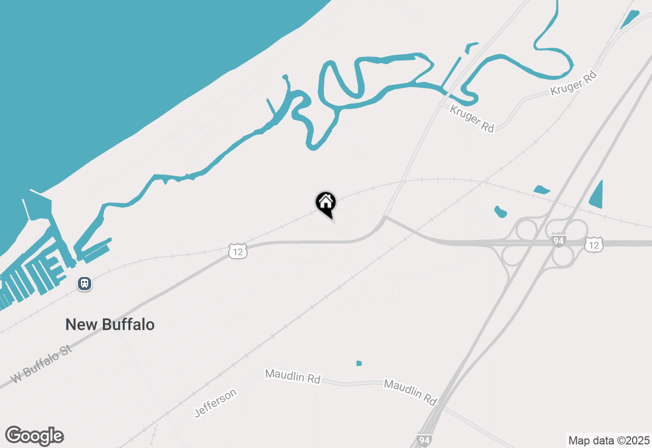 Map of 17665 Summerhill Lane, New Buffalo, MI 49117