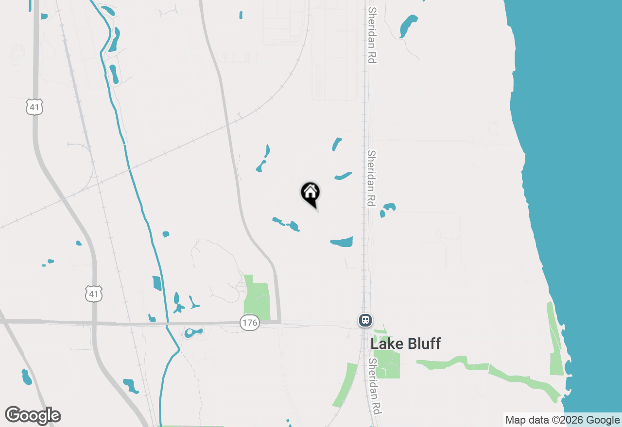 Map of 213 Ascot Court, Lake Bluff, IL 60044