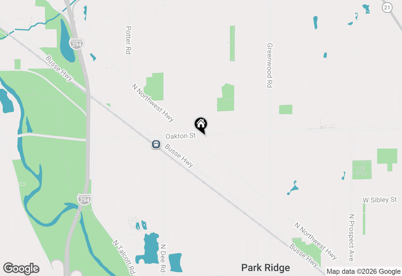 Map of 1815 Oakton Street #2E, Park Ridge, IL 60068