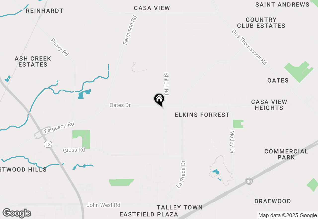 Map of 2625 Maverick Avenue, Dallas, TX 75228