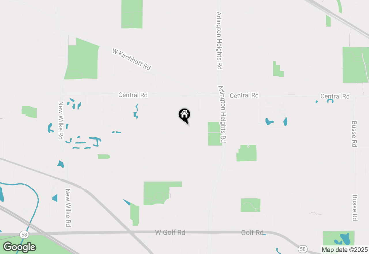 Map of 1165 S Chestnut Avenue, Arlington Heights, IL 60005