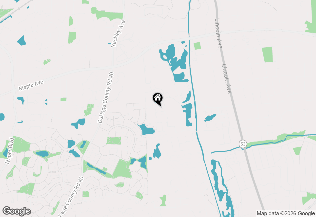 Map of 5910 Meadow Drive, Lisle, IL 60532