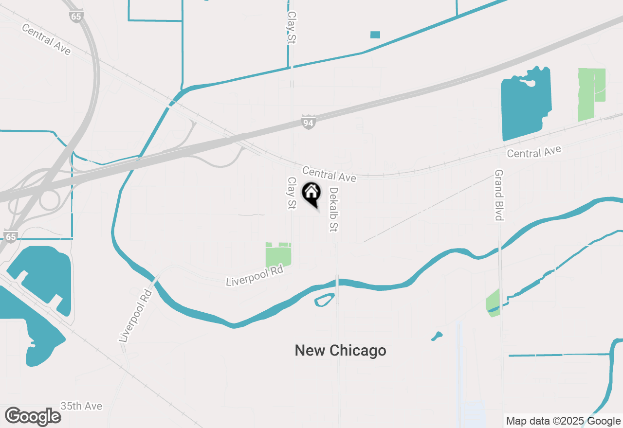 Map of 521 E 28th Avenue, Lake Station, IN 46405