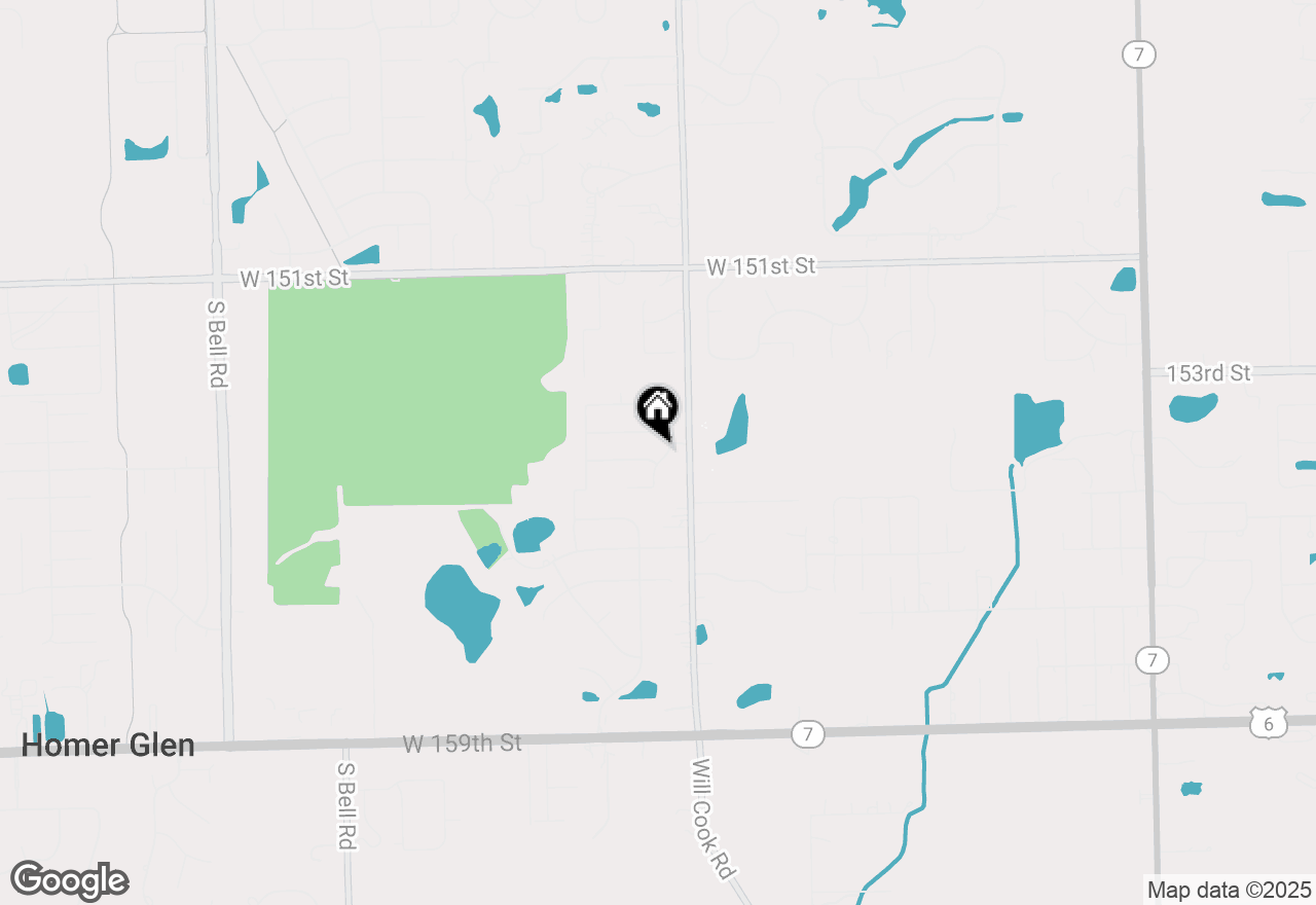 Map of 15410 Graceland Drive, Homer Glen, IL 60491