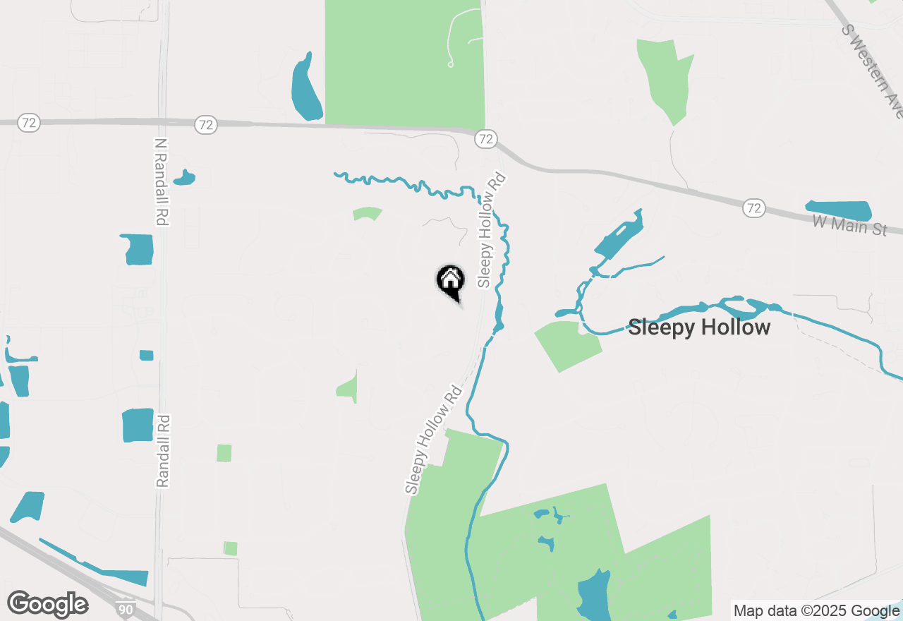Map of 1007 Beau Brummel Drive, Sleepy Hollow, IL 60118