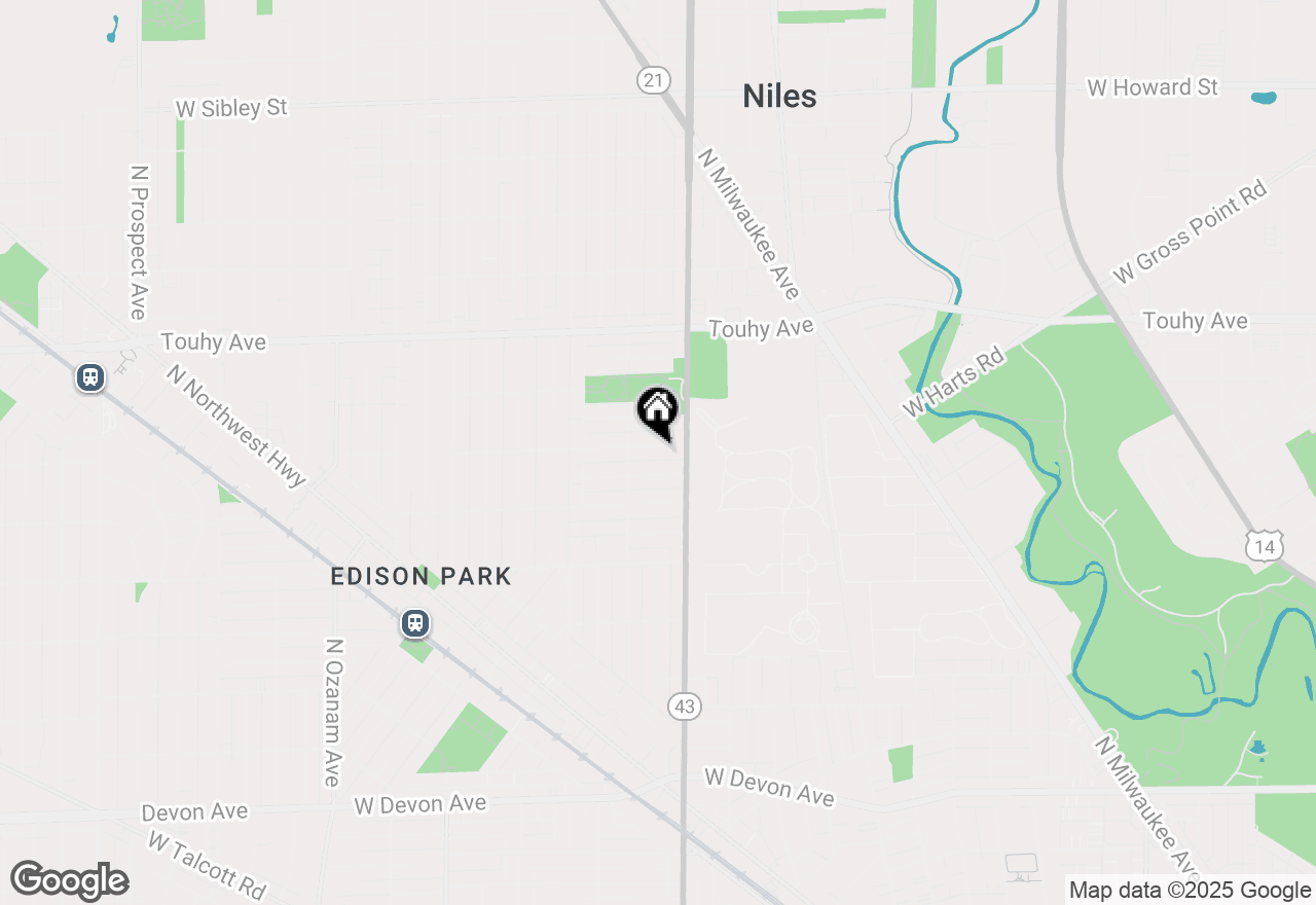 Map of 7229 W Lunt Avenue, Chicago, IL 60631