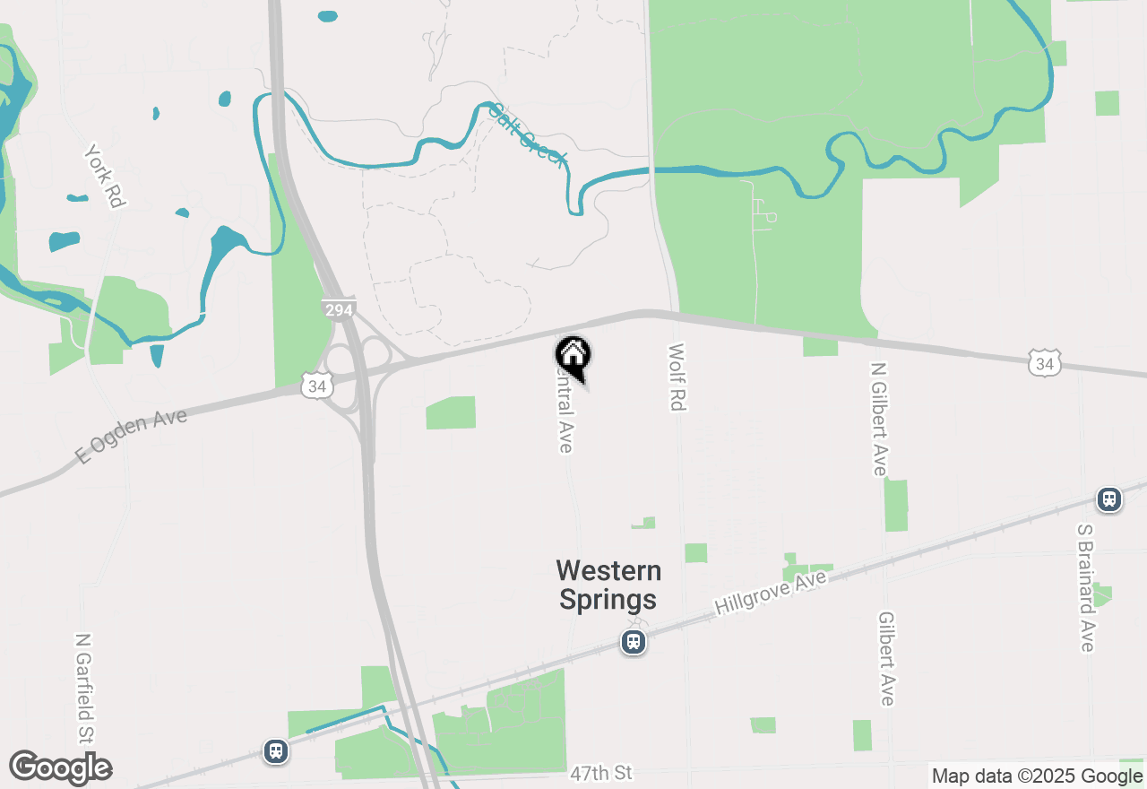 Map of 3925 Central Avenue, Western Springs, IL 60558