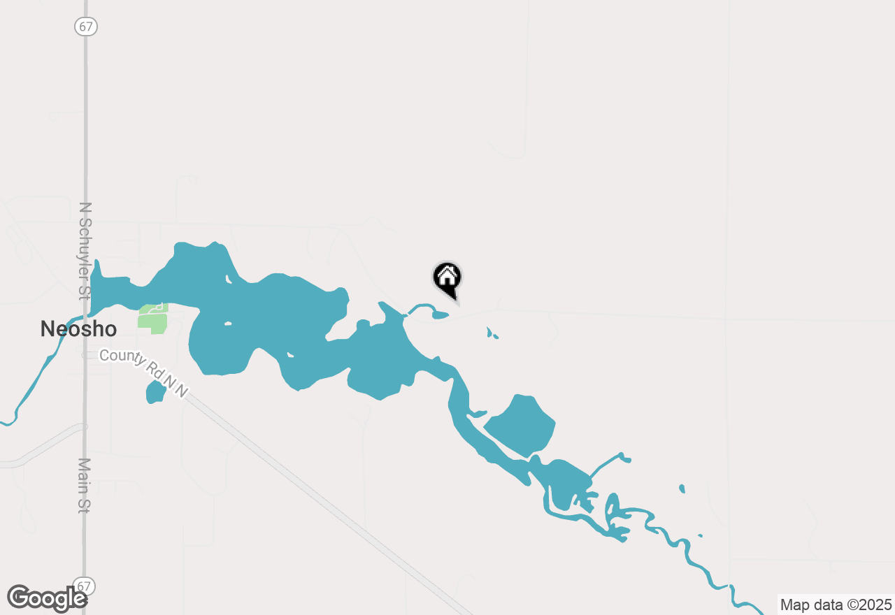 Map of W1974 Pond Rd, Rubicon, WI 53078