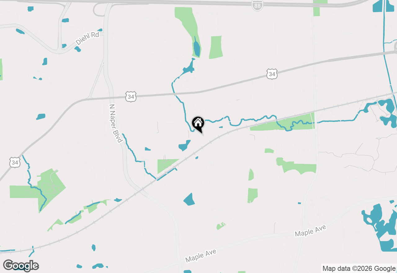 Map of 5170 Scott Circle, Lisle, IL 60532
