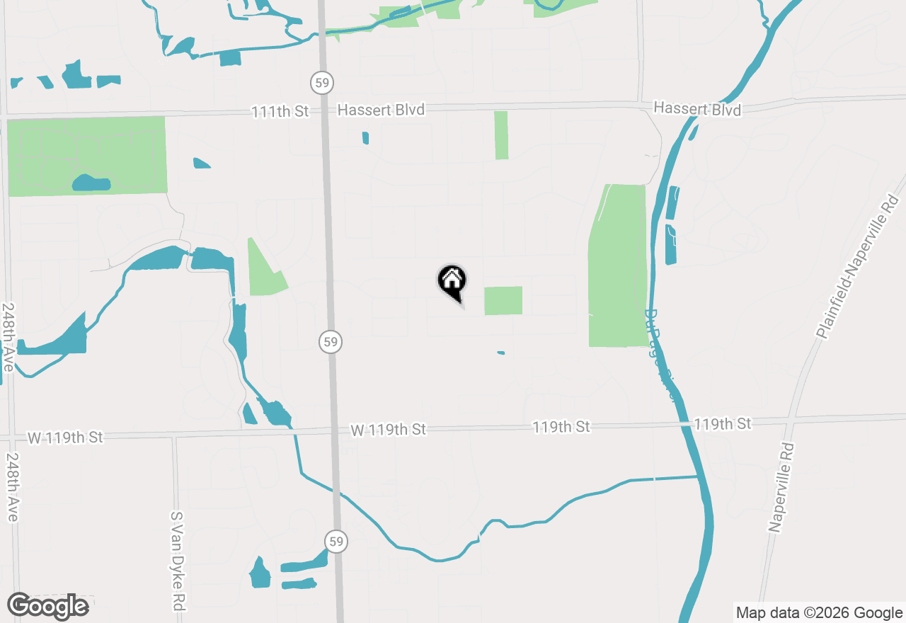 Map of 2523 Spartina Lane, Naperville, IL 60564