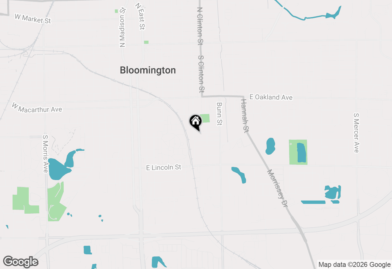 Map of 902 S Clayton Street, Bloomington, IL 61701