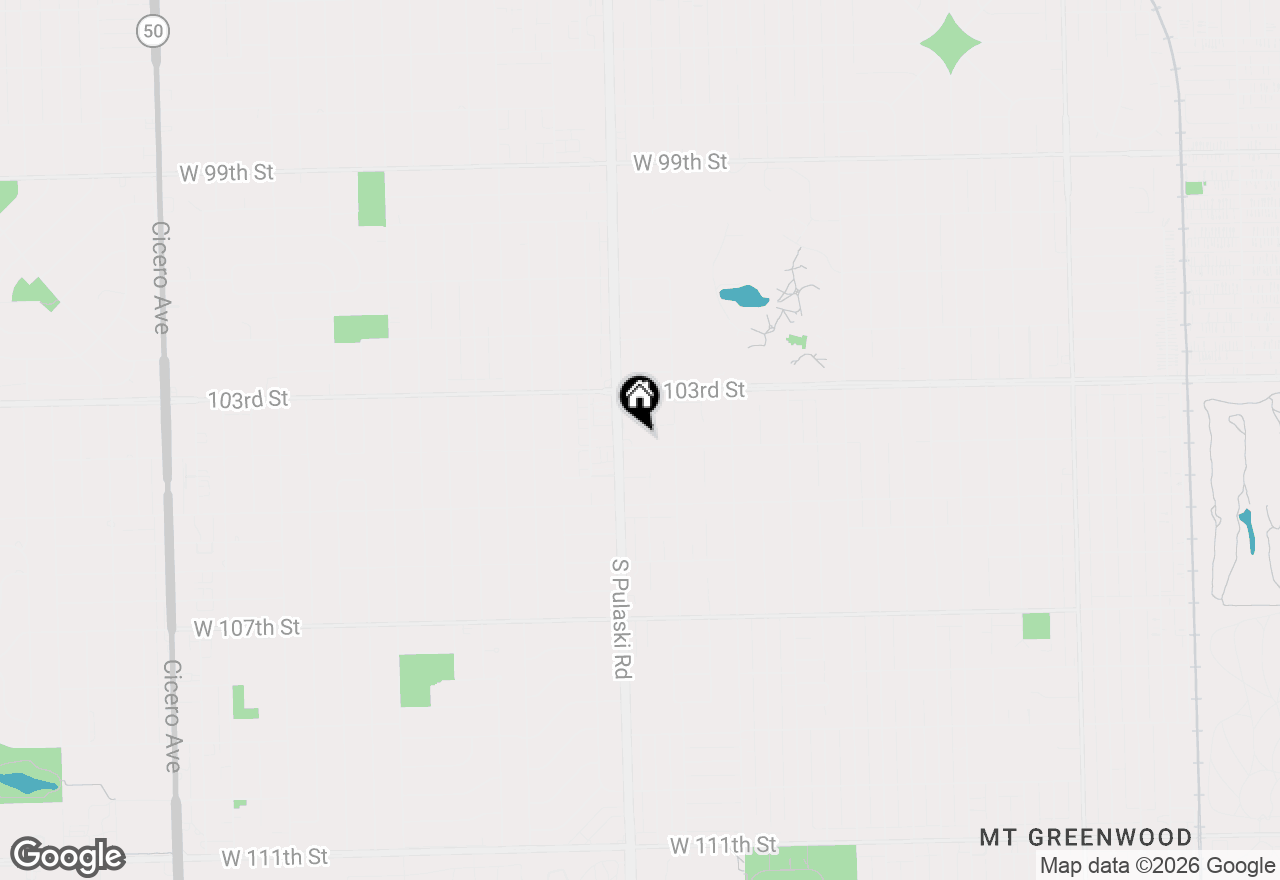 Map of 3938 W 104th Street #3C, Chicago, IL 60655