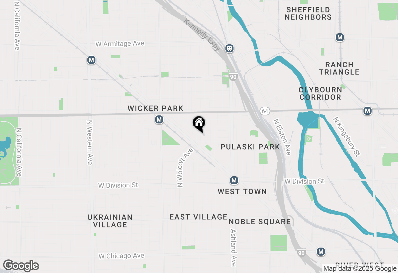 Map of 1751 W Julian Street #5, Chicago, IL 60622
