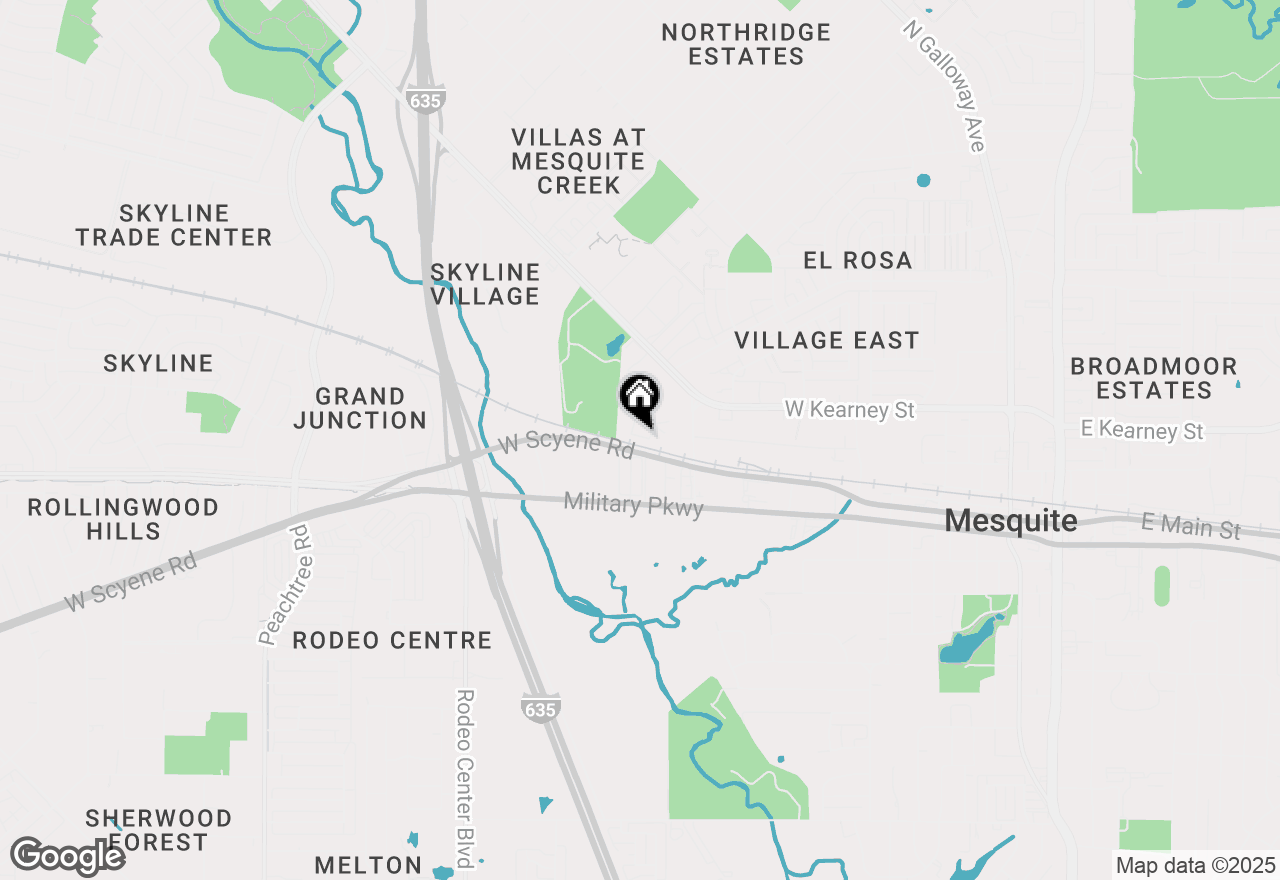 Map of 1121 Catalan Trail, Mesquite, TX 75149